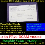 Original sealed box 5- 1992 United States Mint Proof Sets