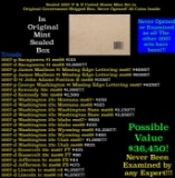 Sealed 2007 United States Mint Set in Original Government Shipped Box, Never Opened! 20 Coins Inside