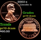 Proof 2002-s Lincoln Cent 1c Graded pr70 dcam BY SEGS