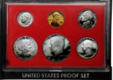 1981 United States Mint Proof Set 6 coins No Outer Box