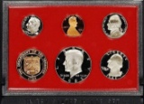 1982 United States Mint Proof Set 5 coins No Outer Box