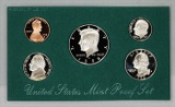 1998 United States Mint Proof Set 5 coins No Outer Box