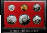 1981 United States Mint Proof Set 6 coins No Outer Box