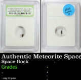 Authentic Meteorite Space Rock Campo Del Cielo Argentina, Discovered 1576 AD Graded By INB