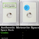 Authentic Meteorite Space Rock Campo Del Cielo Argentina, Discovered 1576 AD Graded By INB