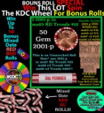 INSANITY The CRAZY Penny Wheel 1000’s won so far, WIN this 2001-p BU RED roll get 1-10 FREE