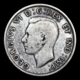 1939 Canada 1 Dollar Silver Canada Dollar KM# 38 1 Grades f+
