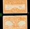 1942 Denmark 10 Kroner Banknote P# 31l Grades xf+