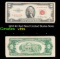 1953 $2 Red Seal United States Note Grades vf++