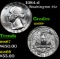 1984-d Washington Quarter 25c Grades GEM++ Unc