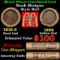 Small Cent Mixed Roll Orig Brandt McDonalds Wrapper, 1916-d Lincoln Wheat end, 1898 Indian other end