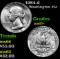 1984-d Washington Quarter 25c Grades GEM+ Unc