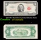 1953 $2 Red Seal United States Note Grades xf details