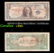 1957B $1 Blue Seal Silver Certificate Grades vf, very fine