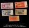 Denomination Set of 5 Soviet Russian Notes - 1, 3, 5, 10, 25 Rubles! Grades