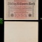 1923 Weimar Germany 50 Million Marks Hyperinflation Banknote P# 109a, Gray Paper, Watermark Crucifer