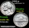 1980-p Jefferson Nickel 5c Grades GEM+ 5fs