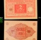 1920 Germany (Weimar) 2 Marks Banknote P# 59 Grades Choice CU
