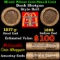Small Cent Mixed Roll Orig Brandt McDonalds Wrapper, 1917-p Lincoln Wheat end, 1896 Indian other end