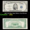1953 $5 Blue Seal Silver Certificate Grades vf++
