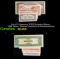 Lot of 5 Japanese WWII Invasion Money 