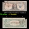 1957B $1 Blue Seal Silver Certificate Grades vf details
