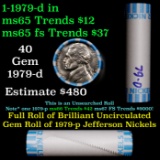 INSANITY The CRAZY Nickel Wheel 1000’s won so far, WIN this 1979-d BU Roll get 1-5 free OBW