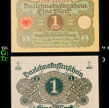1920 Germany (Weimar) 1 Mark Banknote P# 58 Grades Gem CU