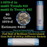 INSANITY The CRAZY Nickel Wheel 1000’s won so far, WIN this 1979-d BU Roll get 1-5 free OBW