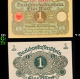 1920 Germany (Weimar) 1 Mark Banknote P# 58 Grades Choice CU