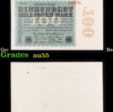 1923 Weimar Germany 100 Million Marks Hyperinflation Banknote P# 107g Grades Choice AU