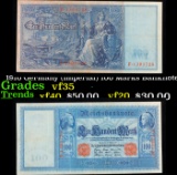 1910 Germany (Imperial) 100 Marks Banknote Grades vf++