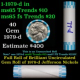 INSANITY The CRAZY Nickel Wheel 1000’s won so far, WIN this 1979-d BU Roll get 1-5 free OBW