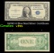 1935E $1 Blue Seal Silver Certificate Grades vf+