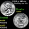 1958-p Washington Quarter Silver 25c Grades GEM+ Unc