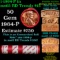 BU Shotgun Lincoln 1c roll, 1964-p 50 pcs Bank Wrapper 50c