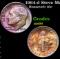1964-d Roosevelt Dime Steve Martin Collection Rainbow Toned 10c Grades GEM+ Unc