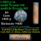 BU Shotgun Jefferson 5c roll, 1992-p 40 pcs Bank $2 Nickel Wrapper