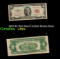 1953 $2 Red Seal United States Note Grades vf+