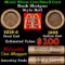 Small Cent Mixed Roll Orig Brandt McDonalds Wrapper, 1918-d Lincoln Wheat end, 1903 Indian other end