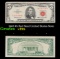1963 $5 Red Seal United States Note Grades vf++
