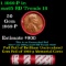 BU Shotgun Lincoln 1c roll, 1969-p 50 pcs Bank Wrapper 50c