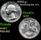 1976-p Washington Quarter 25c Grades GEM++ Unc