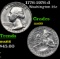 1776-1976-d Washington Quarter 25c Grades GEM+ Unc