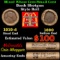 Small Cent Mixed Roll Orig Brandt McDonalds Wrapper, 1919-d Lincoln Wheat end, 1890 Indian other end