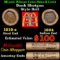 Small Cent Mixed Roll Orig Brandt McDonalds Wrapper, 1919-s Lincoln Wheat end, 1904 Indian other end