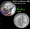 1941-p Mercury Dime Steve Martin Collection Rainbow Toned 10c Grades Choice AU/BU Slider