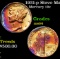 1931-p Mercury Dime Steve Martin Collection Rainbow Toned 10c Grades Choice Unc