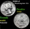 1989-d Washington Quarter 25c Grades GEM+ Unc