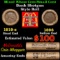 Small Cent Mixed Roll Orig Brandt McDonalds Wrapper, 1919-s Lincoln Wheat end, 1896 Indian other end